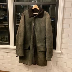 Mens shearling coat from Barney’s New York